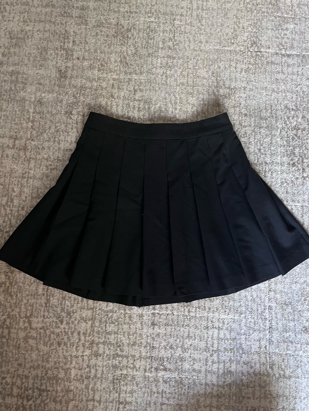 Aritzia/Sunday Best Black Pleated Mini Skirt